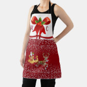 Aangepaste kerstsnowflakes voor Initialen Santa Re Schort (Insitu)