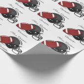 Aangepaste kerstsport cadeaupapier (Hoek)