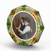 Aangepaste Kerstster Winter Groene Herfst Bruin Fotoblokken (Rechts)