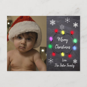 Aangepaste kerststijl met Briefkaart voor kerstmis