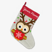 Aangepaste kerststop grote kerstsok (Voorkant (Hangend))