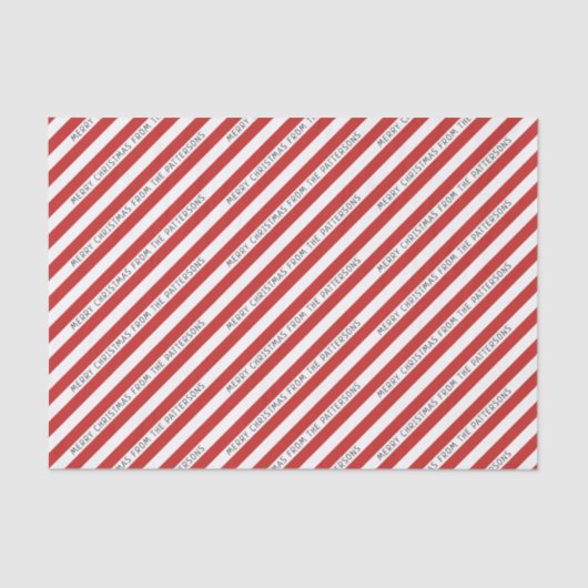 Aangepaste kerststrepen | bewerkbare kleuren tissuepapier (Voorkant)