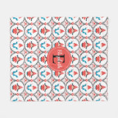 Aangepaste kersttas voor koeienkogels fleece deken (Voorkant (Horizontaal))