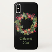 Aangepaste kersttelefoondraagtas met feestdag Case-Mate iPhone case (Achterkant)