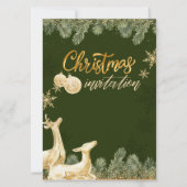 Aangepaste kerstuitnodigingen, kerstfeest kaart (Achterkant)