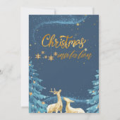 Aangepaste kerstuitnodigingen - Perfect voor vakan Aankondiging (Achterkant)