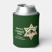 Aangepaste kerstvakantie blikjeskoeler (Blikje Voorkant)