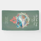 Aangepaste kerstvakantie cruise spandoek (Horizontaal)