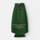 Aangepaste kerstvakantie flesjeskoeler (Achterkant)