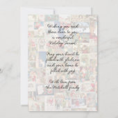 Aangepaste Kerstvakantie Groeten Patroon Vakantie Feestdagenkaart (Achterkant)