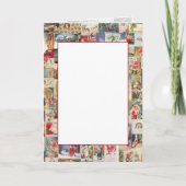 Aangepaste Kerstvakantie Groeten Patroon Vakantie Kaart (Voorkant)