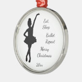 Aangepaste kerstvakantie met slaapstand metalen ornament (Links)