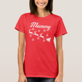 Aangepaste kerstvakantie t-shirt (Voorkant)