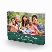 Aangepaste kerstvakantiehuisliefde personaliseren fotoblokken (Rechts)