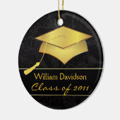 Aangepaste kerstversiering - Afstuderen cadeau Keramisch Ornament (Links)