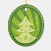 Aangepaste kerstversiering keramisch ornament (Links)