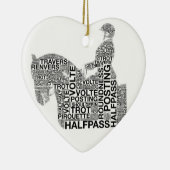 Aangepaste kerstversiering keramisch ornament (Rechts)