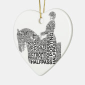 Aangepaste kerstversiering keramisch ornament (Links)