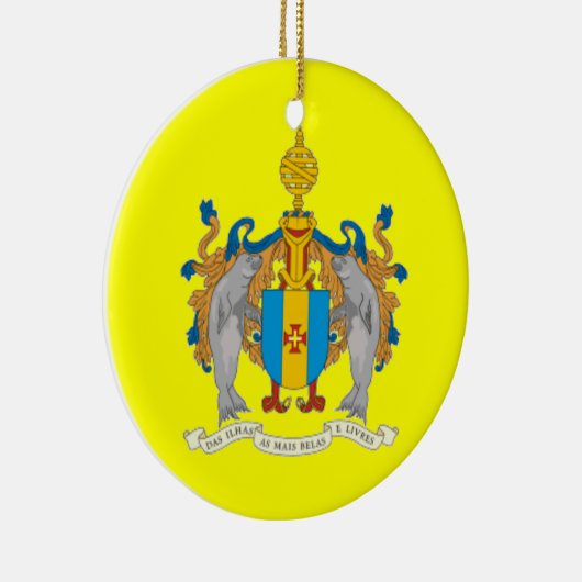 Aangepaste kerstversiering MADEIRA Keramisch Ornament (Rechts)