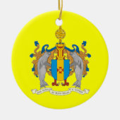 Aangepaste kerstversiering MADEIRA Keramisch Ornament (Voorkant)