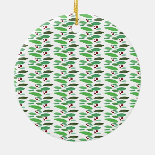 Aangepaste kerstversiering met foto's keramisch ornament (Achterkant)