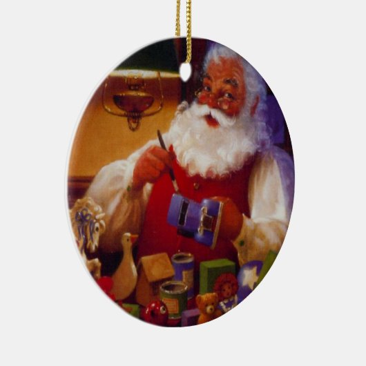 Aangepaste kerstversiering voor kerstschilders met keramisch ornament (Rechts)