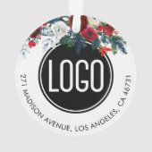 Aangepaste kerstversiering voor Logo Ornament (achterkant)