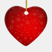 Aangepaste kerstversiering voor Merry Kerstmis Keramisch Ornament (Voorkant)