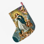 Aangepaste kerstviremie Mary veronderstelling Grote Kerstsok (Achterkant (Hangend))