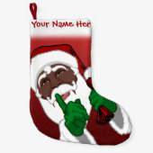 Aangepaste kerstvoorraad voor Afrikaanse kerstmis Kleine Kerstsok (Voorkant)