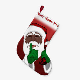 Aangepaste kerstvoorraad voor Afrikaanse kerstmis Kleine Kerstsok