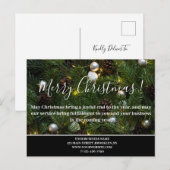 Aangepaste kerstzakelijke kaart (Voorkant / Achterkant)