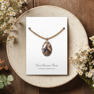 Aangepaste Ketting Display Card Visitekaartje