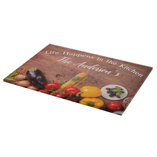 Aangepaste keuken- en stuurinrichting voor gezinsp snijplank (Hoek)