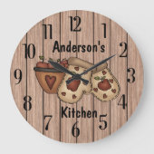 Aangepaste keuken grote klok (Voorkant)