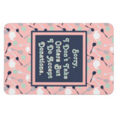 Aangepaste keuken ik neem geen bestellingen magneet (Horizontaal)