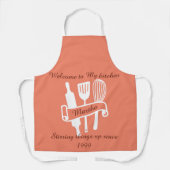 Aangepaste keuken schort (Voorkant)