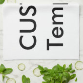 Aangepaste keuken (thee) Handdoeken 16 "x 24" (set (Gevouwen)