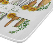 Aangepaste keukengerei glazen snijplank (Hoek)