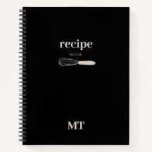 Aangepaste keukengerei Whisk Recept Cookbook