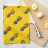 Aangepaste keukenhanddoek met ananasappelfruit (Quarter Fold)