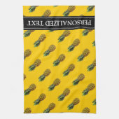 Aangepaste keukenhanddoek met ananasappelfruit (Verticaal)