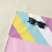 Aangepaste keukenhanddoek met klungelstrips strandlaken (In situ)