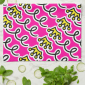 Aangepaste keukenhanddoek met prinseskroon (Gevouwen)