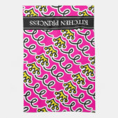 Aangepaste keukenhanddoek met prinseskroon (Verticaal)