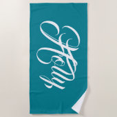 Aangepaste keukenhanddoek strandlaken (Voorkant)