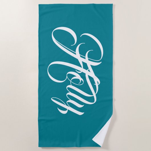 Aangepaste keukenhanddoek strandlaken (Voorkant)