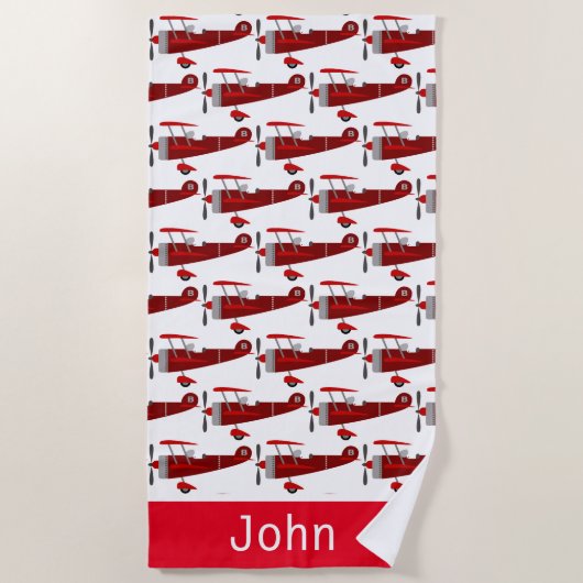 Aangepaste keukenhanddoek van het patroonpatroon strandlaken (Voorkant)