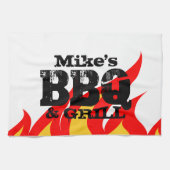 Aangepaste keukenhanddoek voor BBQ party (Horizontaal)