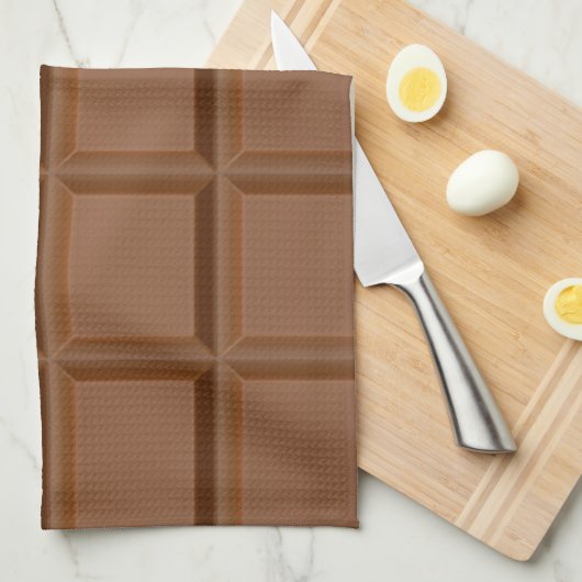 Aangepaste keukenhanddoek voor chocolade (Quarter Fold)
